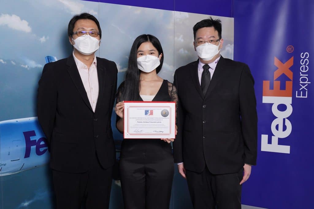 เฟดเอ็กซ์ เอ็กซ์เพรส ประเทศไทย รับรางวัล CSR Excellence ระดับแพลตตินั่ม โดยหอการค้าอเมริกันในประเทศไทย